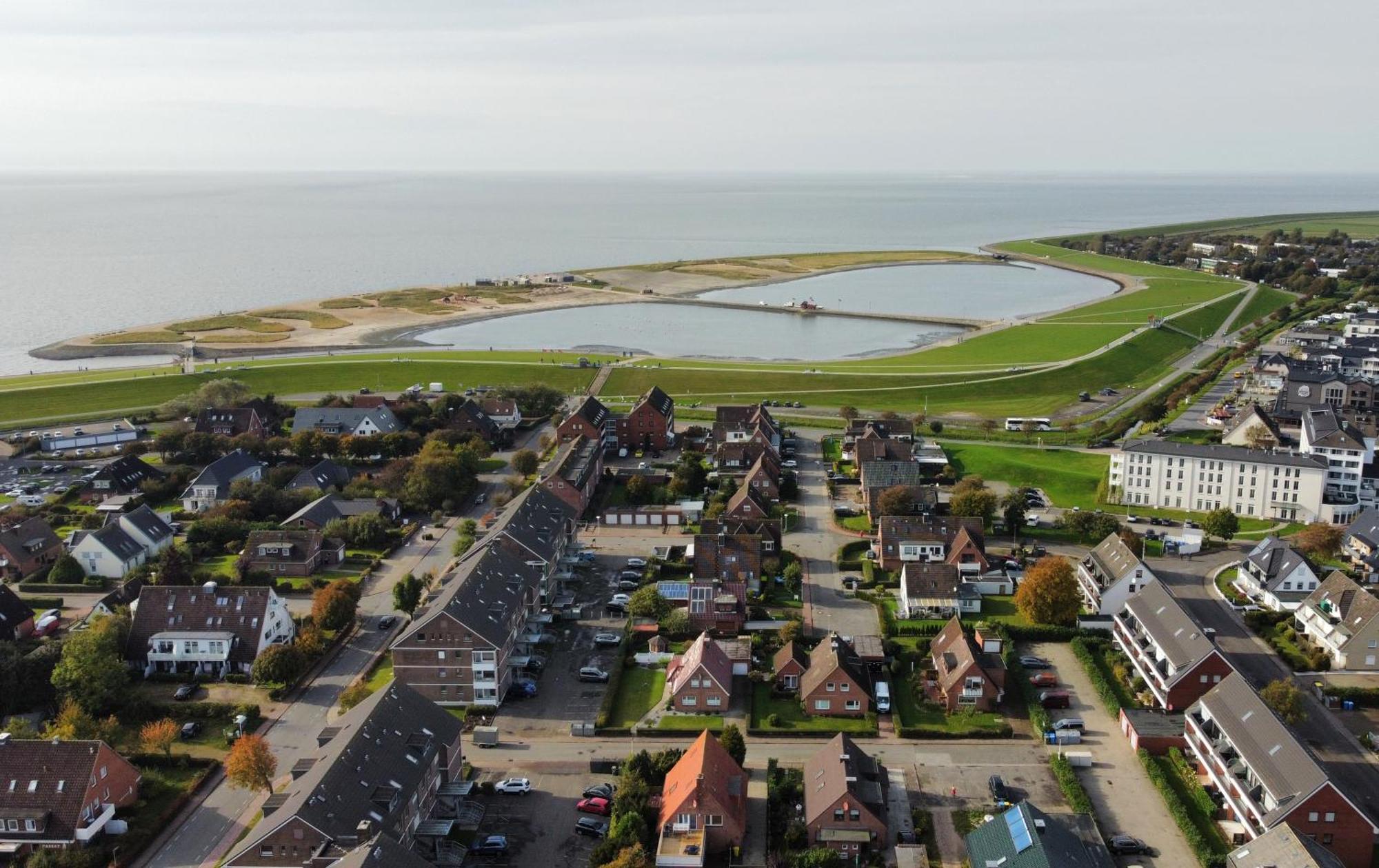 Seaside Rooms - Design-Apartment Mit Balkon & Parkplatz - Inklusive Strandkorb Direkt Am Wasser Und Spa & Sauna Saisonal Büsum Eksteriør bilde